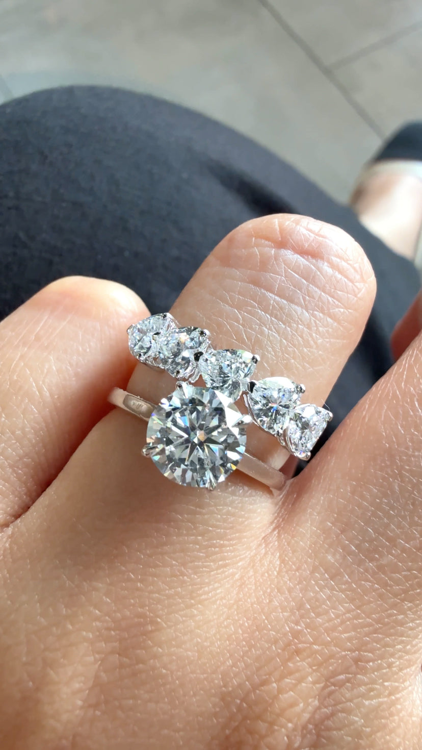 QUINN 5 Heart Eternity Ring