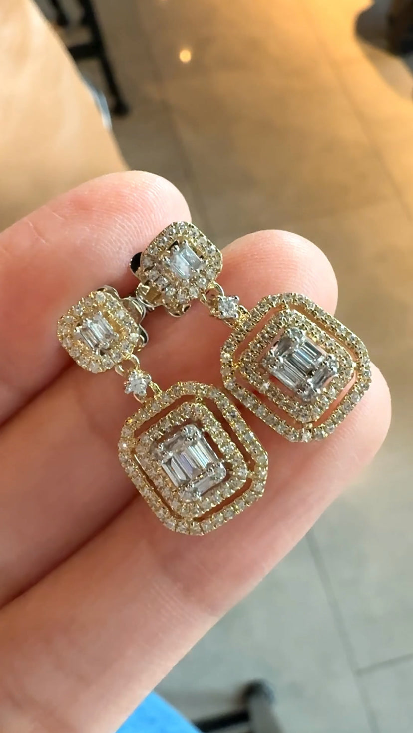 PIA Emerald-Shaped Dangling