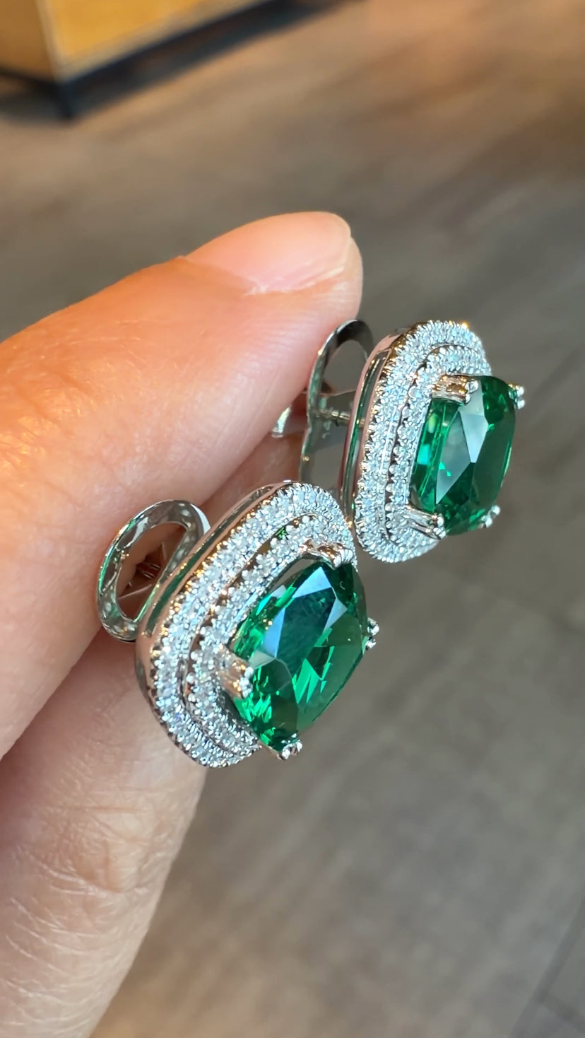 LUNETTE Emerald Cushion Ring
