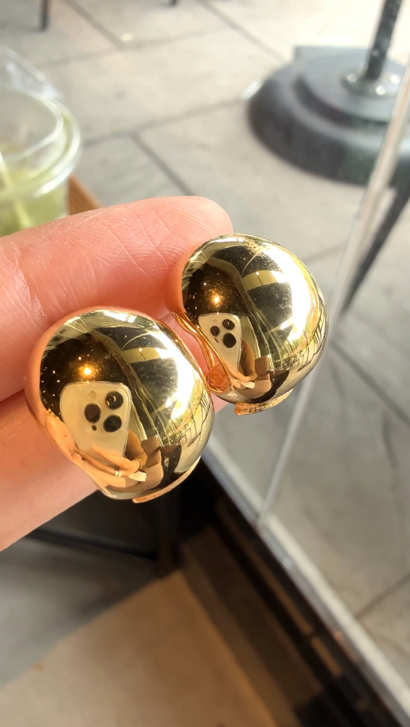 JERICA Chunky Dome Earrings