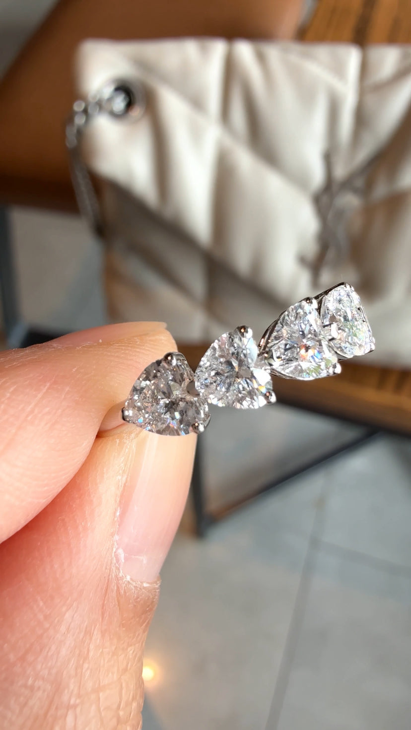 QUINN 5 Heart Eternity Ring