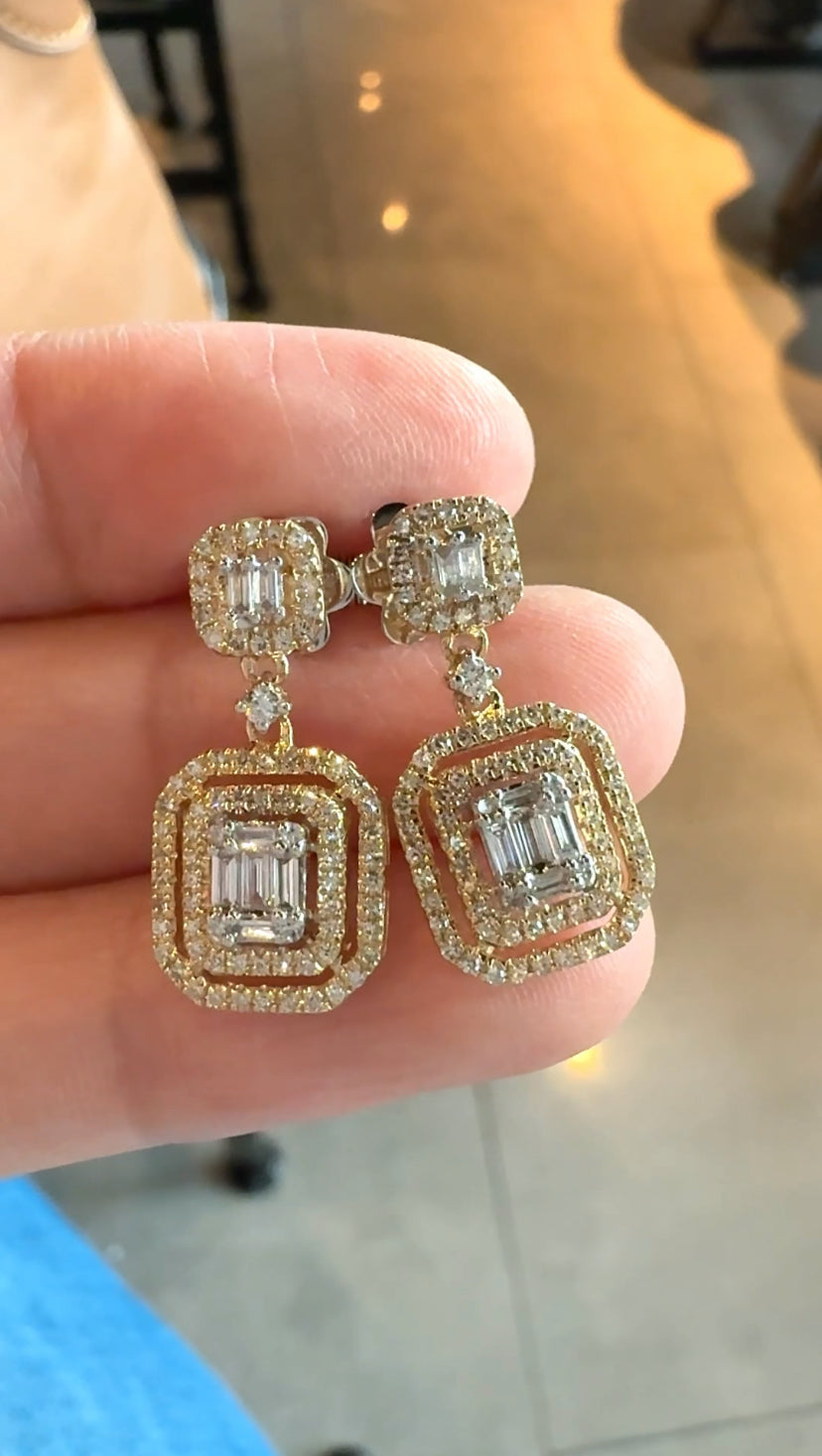 PIA Emerald-Shaped Dangling