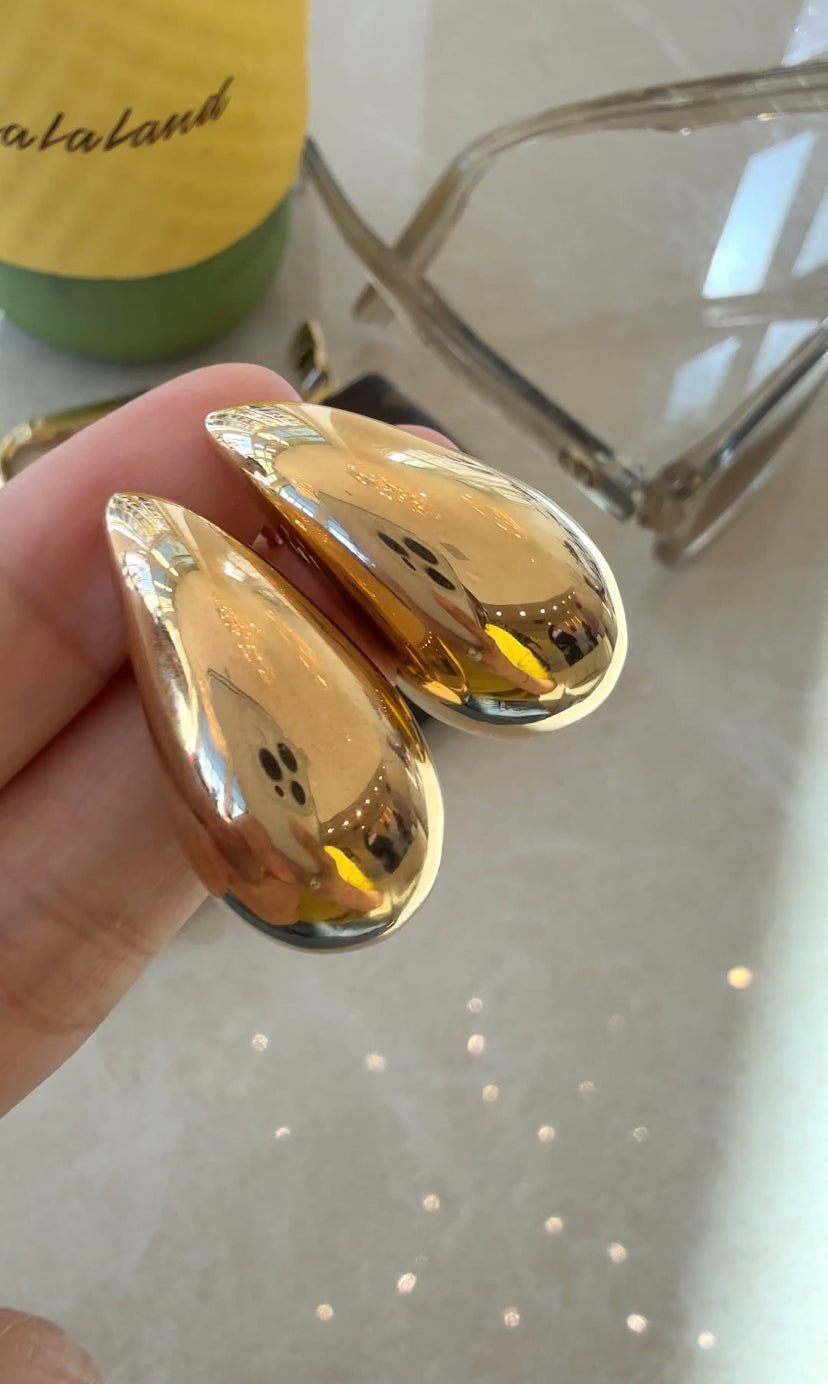 LANA Golden Teardrop Earrings