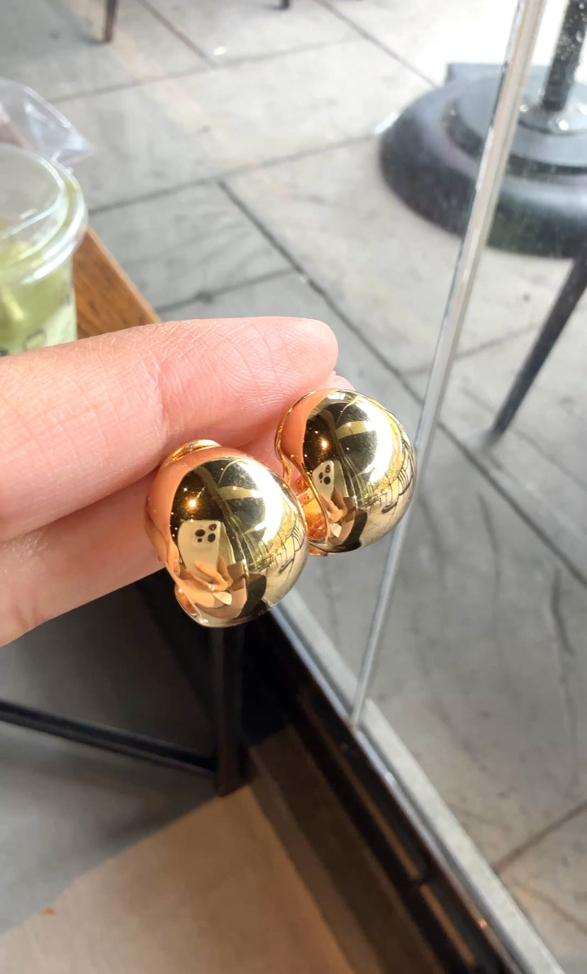 JERICA Chunky Dome Earrings