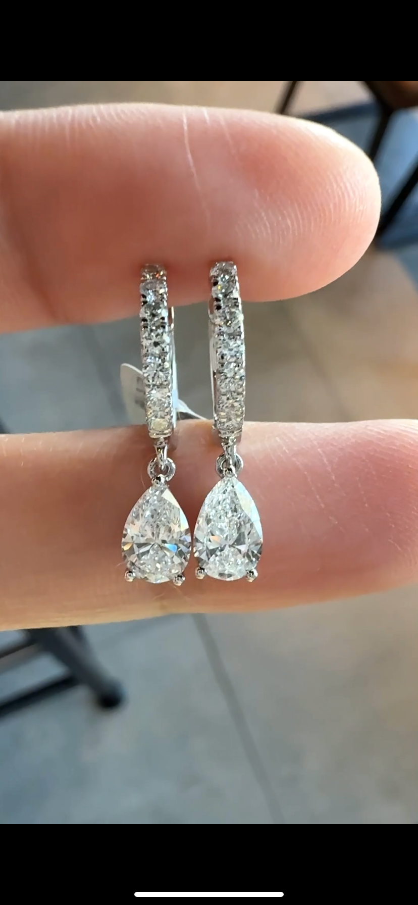 BLAKE Pear Drop Dangle Earrings
