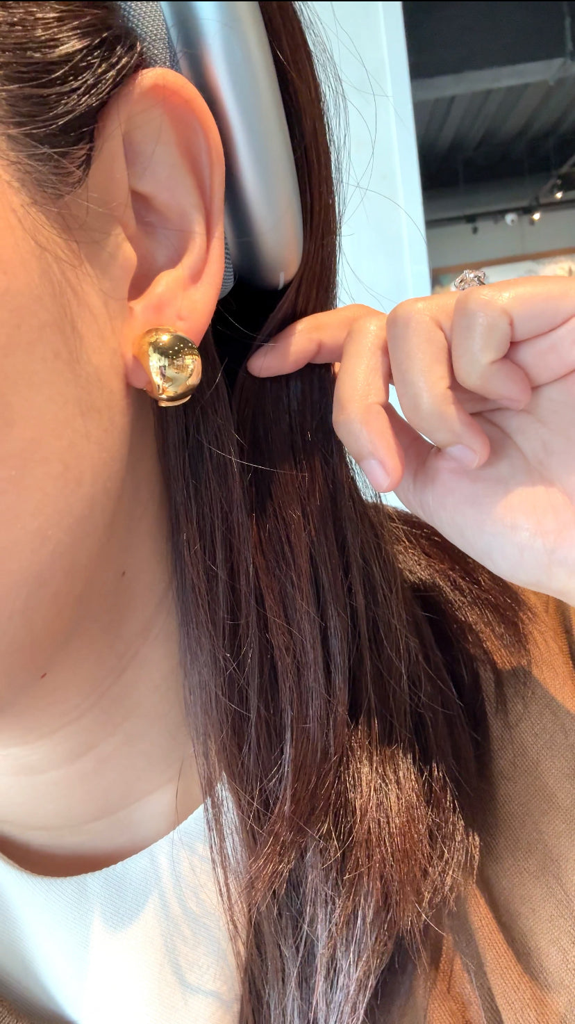 JERICA Chunky Dome Earrings