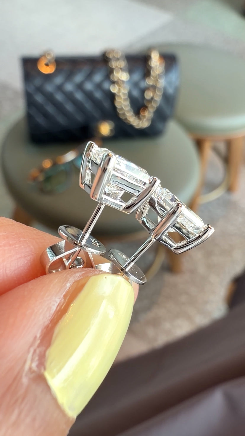 MARIE Princess-Cut Earrings