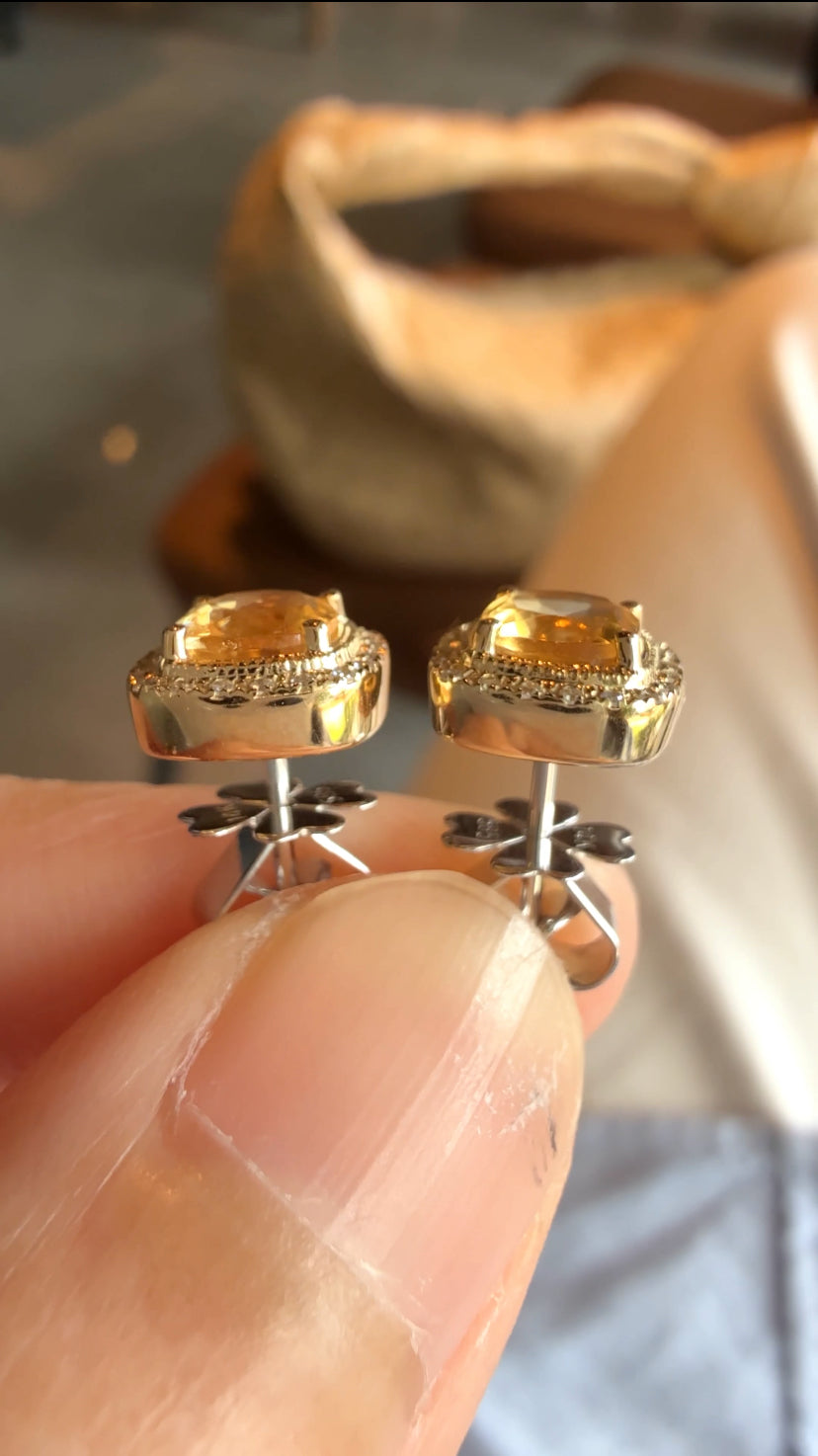 Carol Citrine Earrings