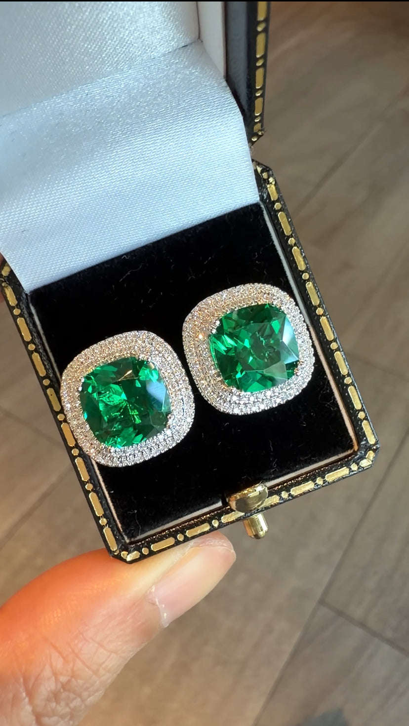 LUNETTE Emerald Cushion Ring