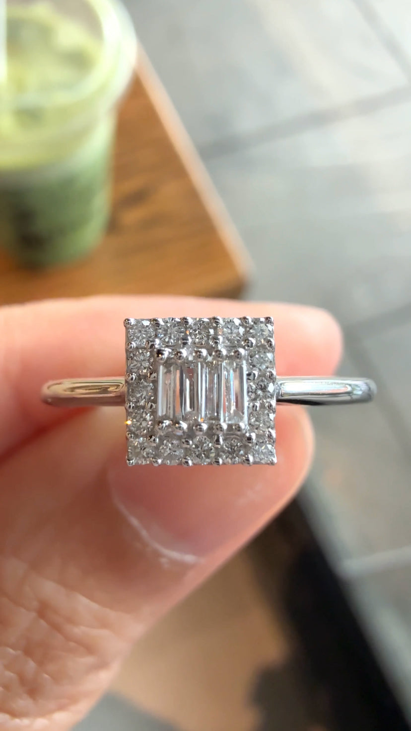 EDEN Dainty Emerald- Shaped Set