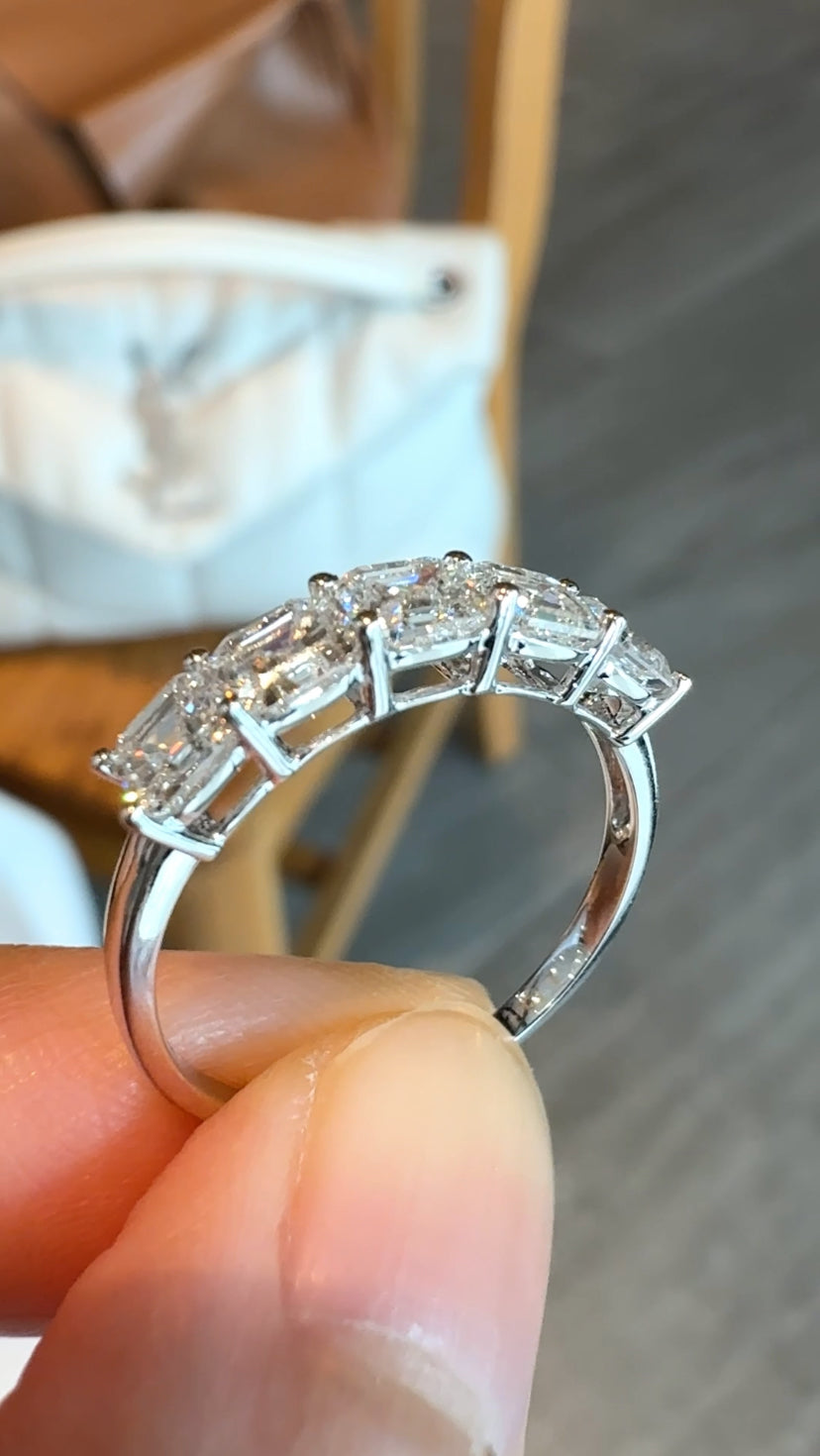 BRENNA Half Eternity Ring