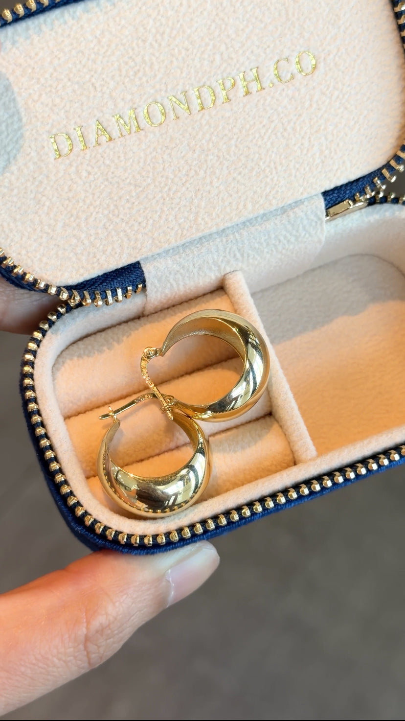 HARI Golden Hoop Earrings