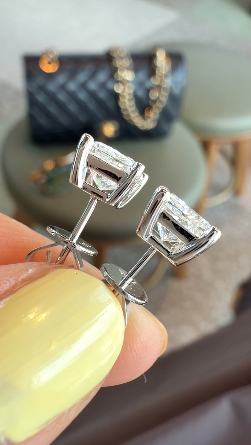 MARIE Princess-Cut Earrings