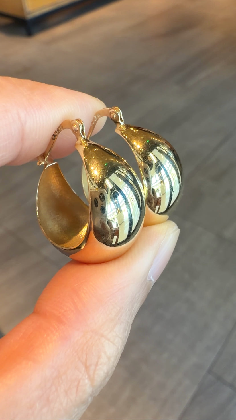 HARI Golden Hoop Earrings