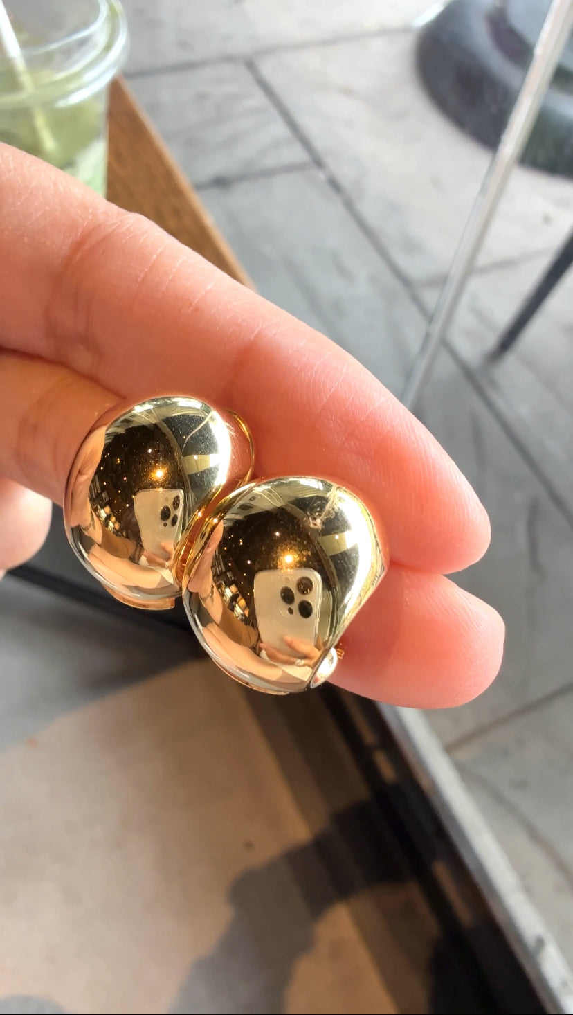 JERICA Chunky Dome Earrings