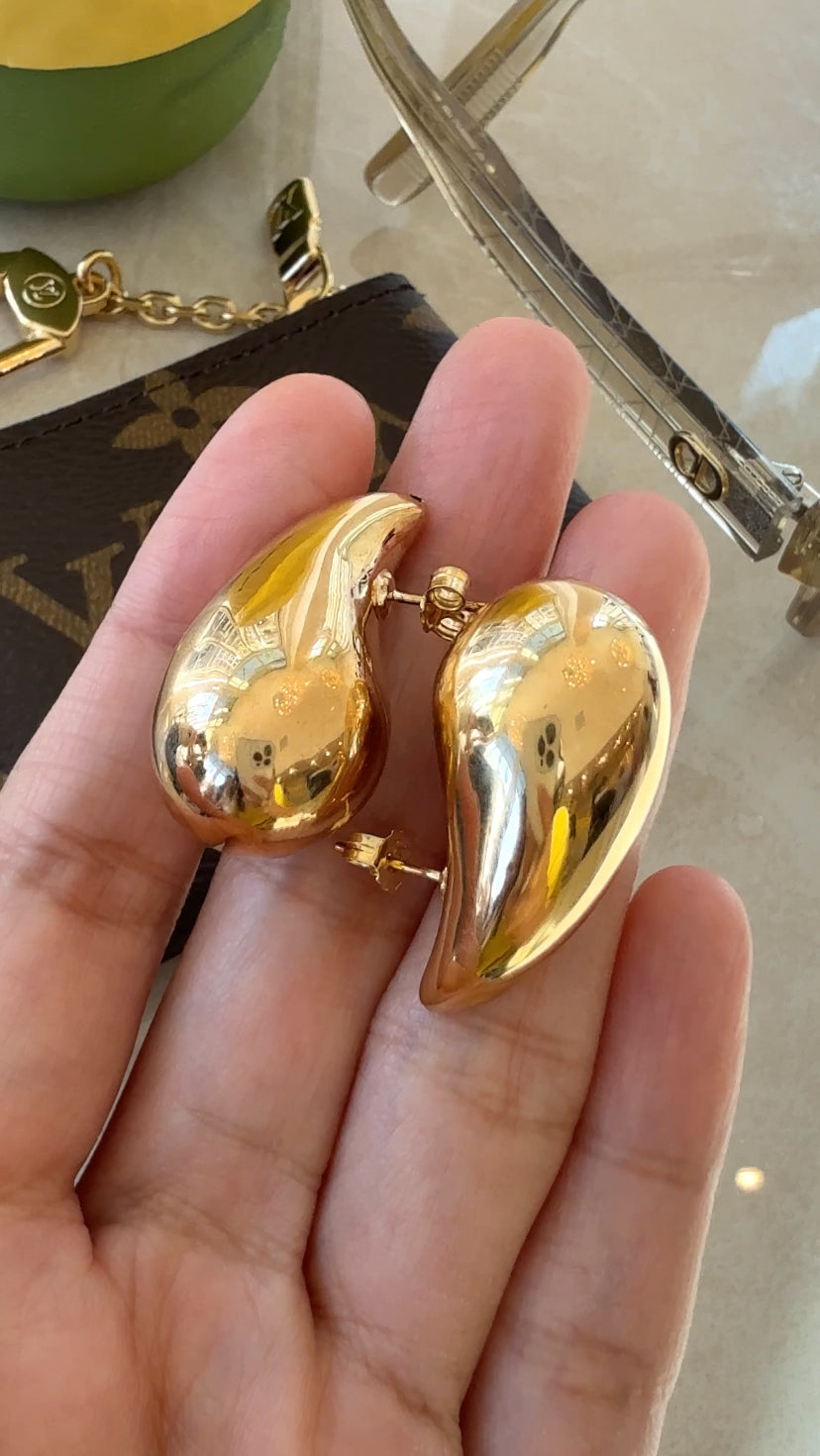 LANA Golden Teardrop Earrings