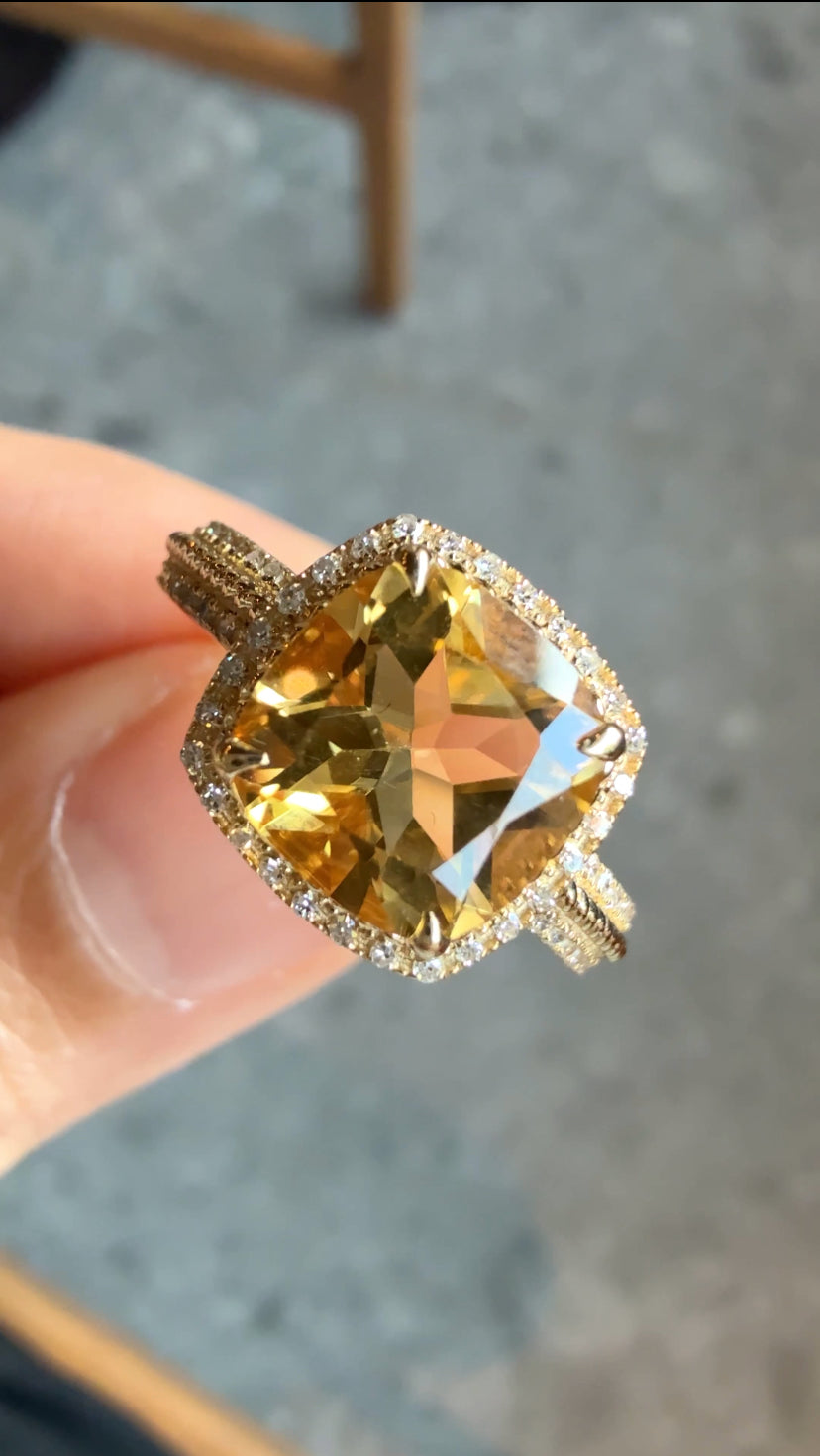 Carol Citrine Ring
