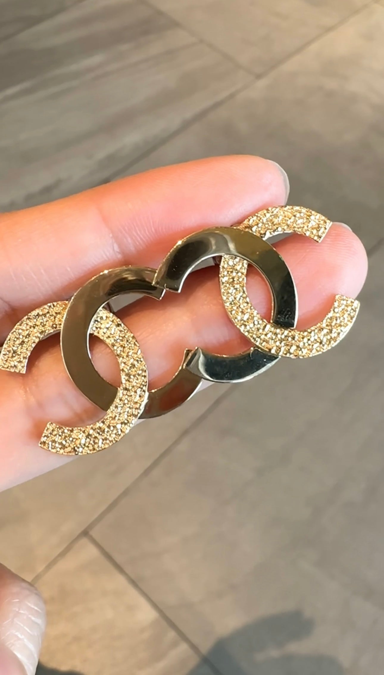 CELESTE CC Gold Earrings