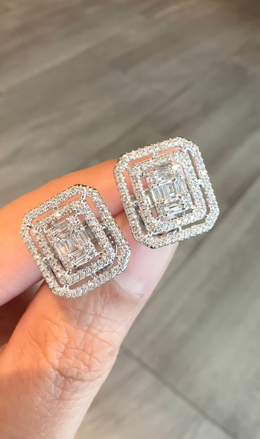 Ezra Diamond Earrings