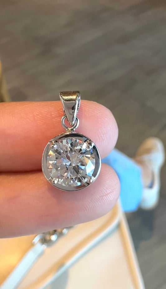 Patrice 2-Carat Diamond Pendant