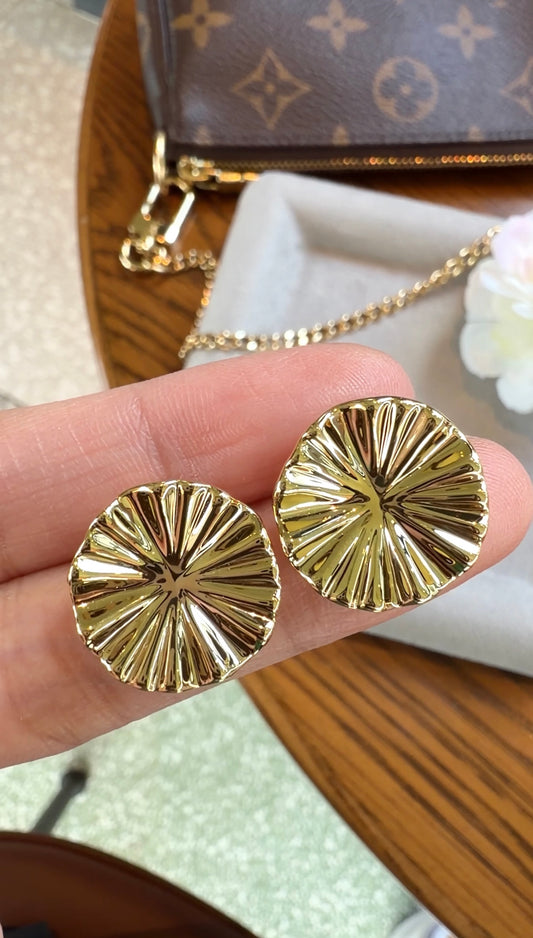 AURORA Yellow Gold Earrings