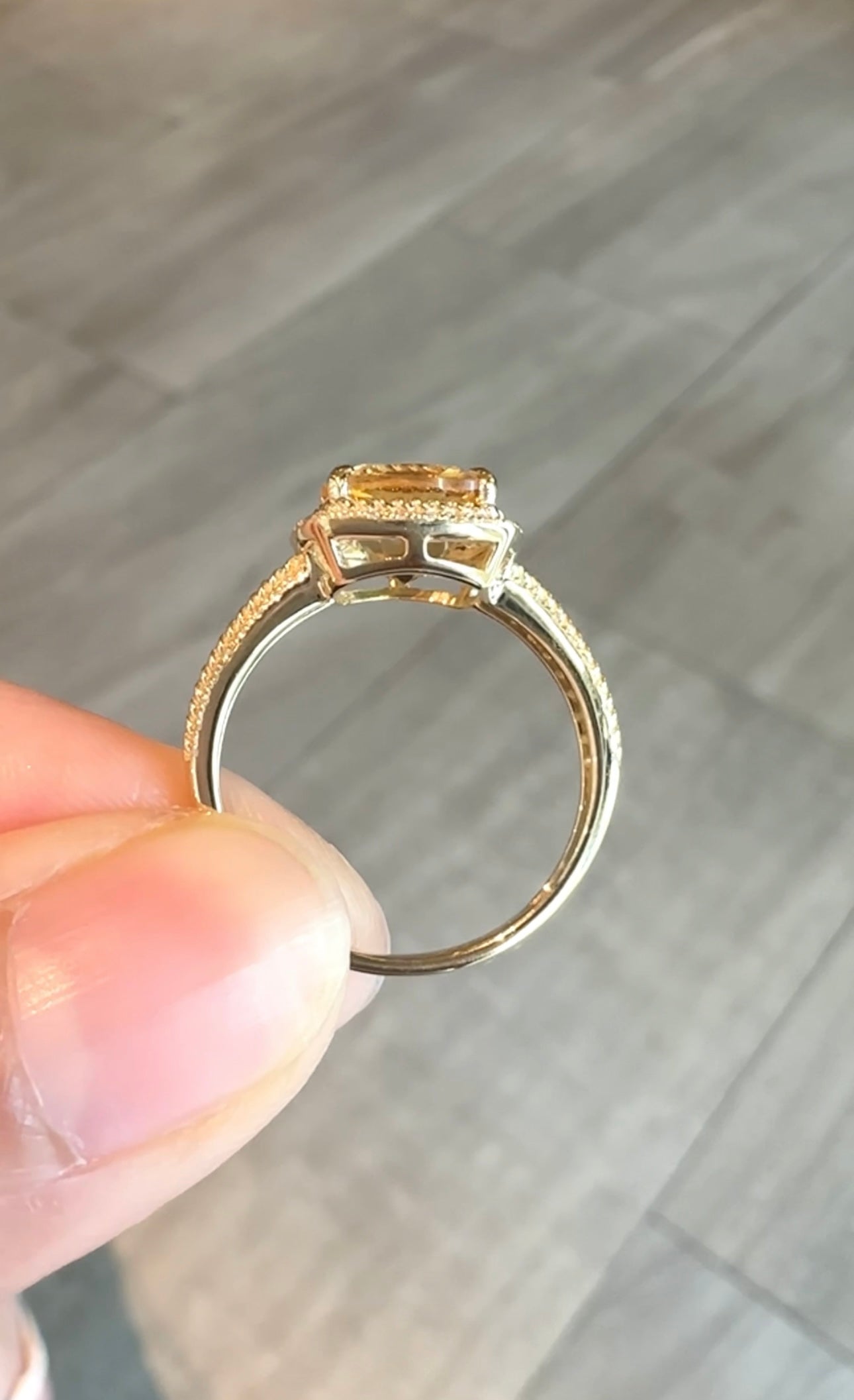 Carol Citrine Ring