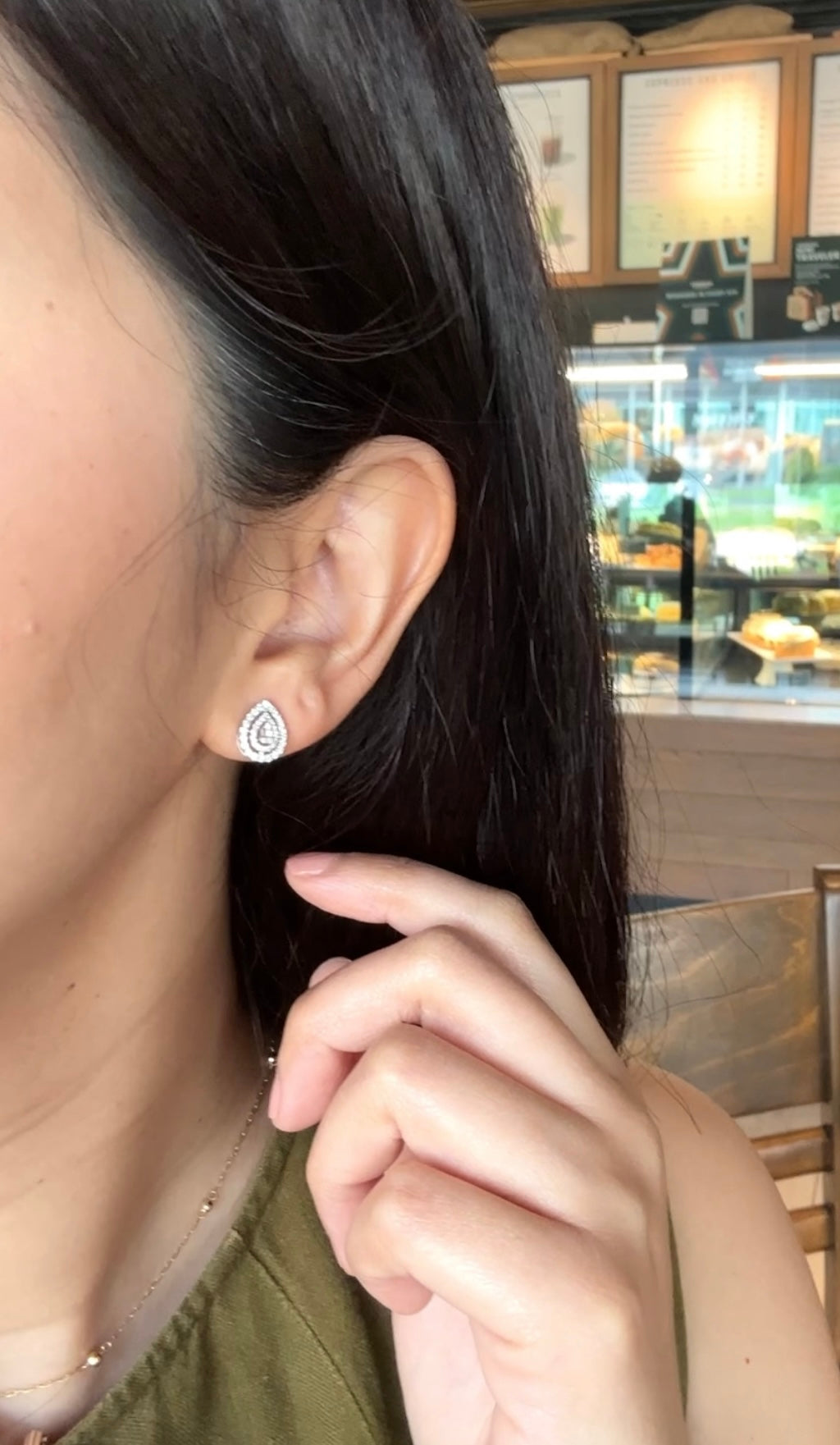 Paris Pear Earrings