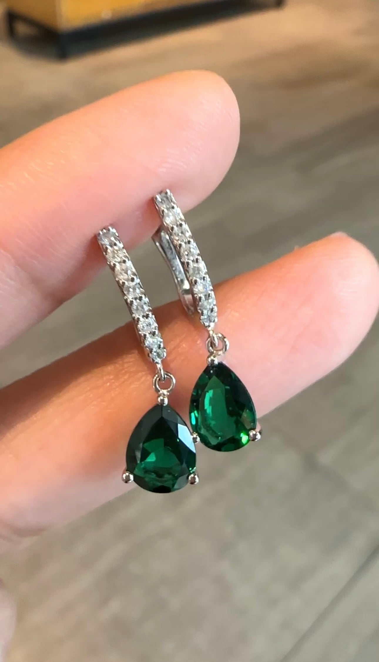 Leilani Emerald Earrings