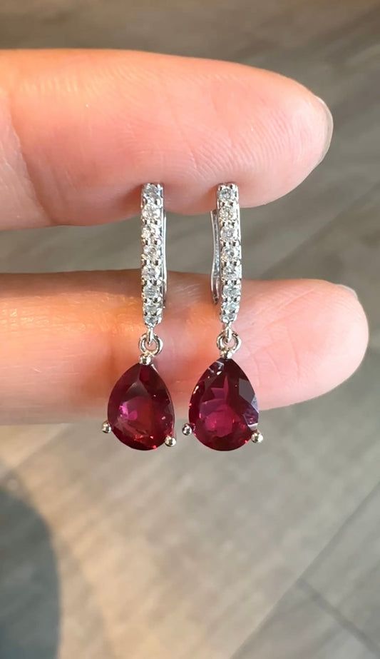 RUBI Nano Ruby Earrings