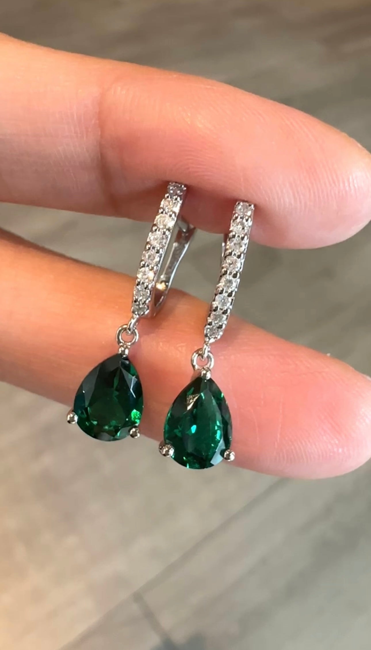 Leilani Emerald Earrings