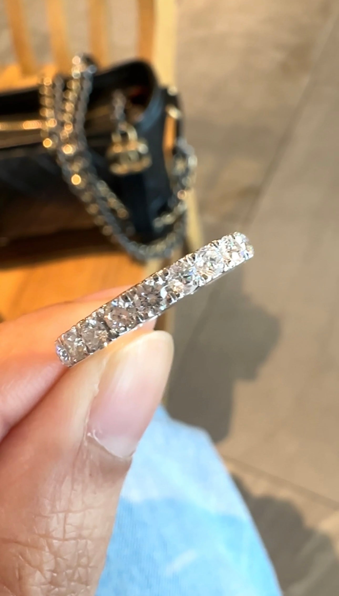 Mica Eternity Ring