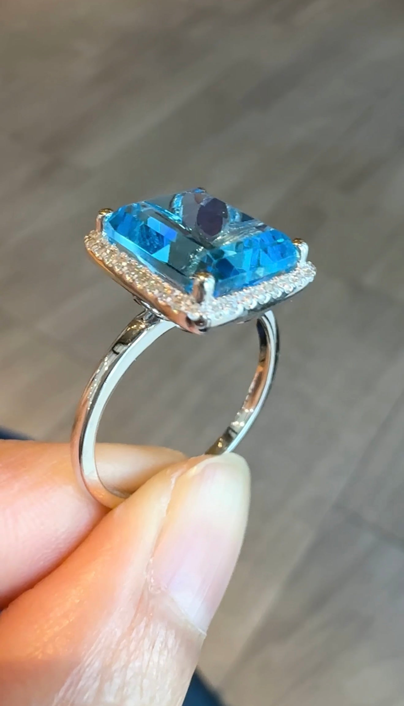 Taylor Blue Topaz Ring