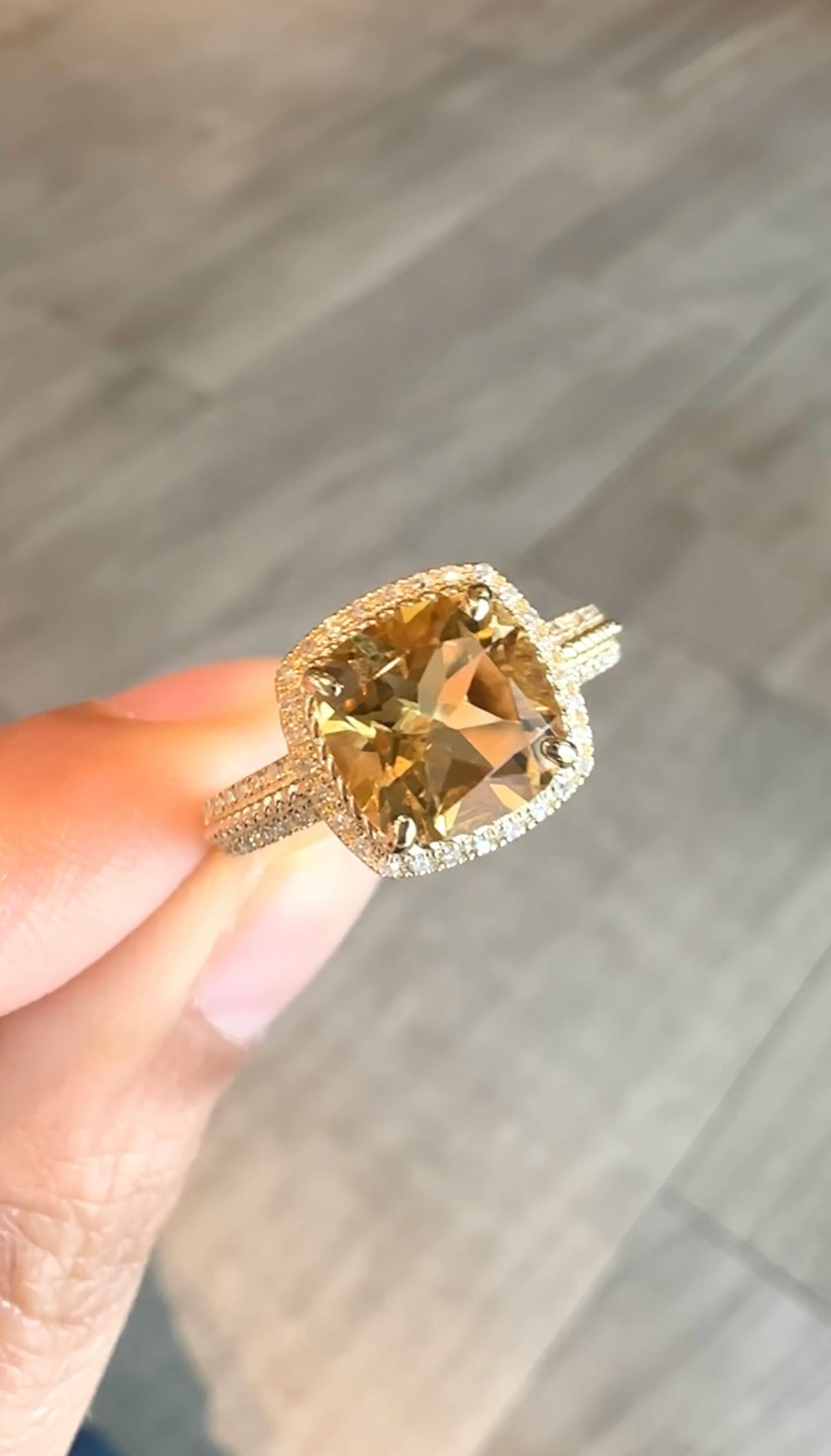 Carol Citrine Ring