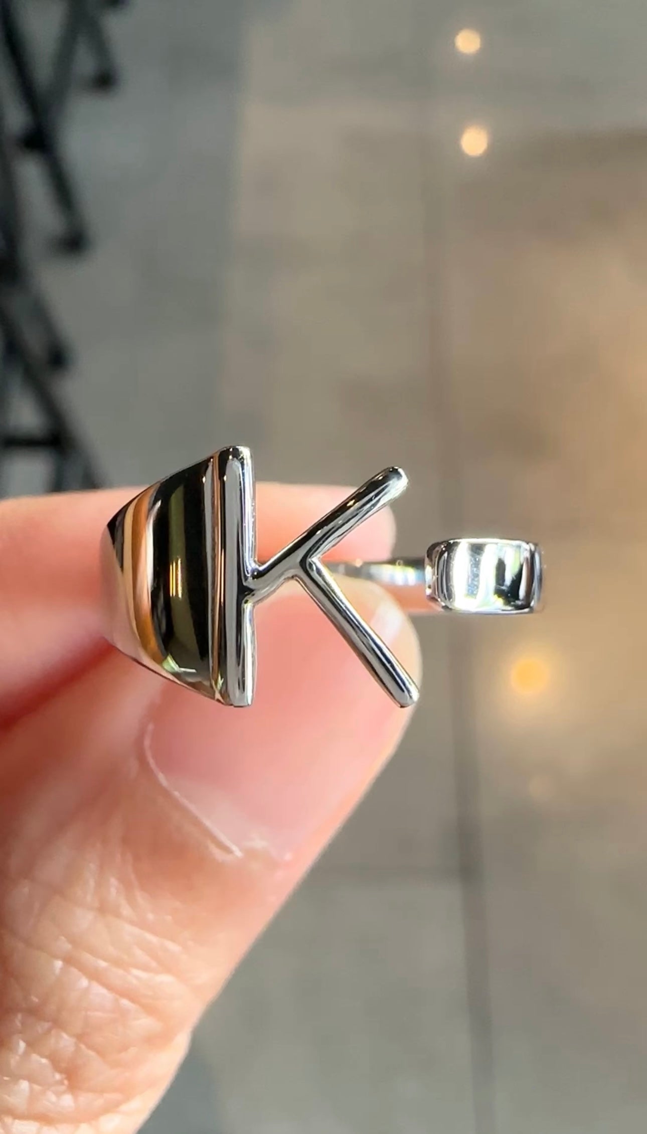 Letter K Ring Piper