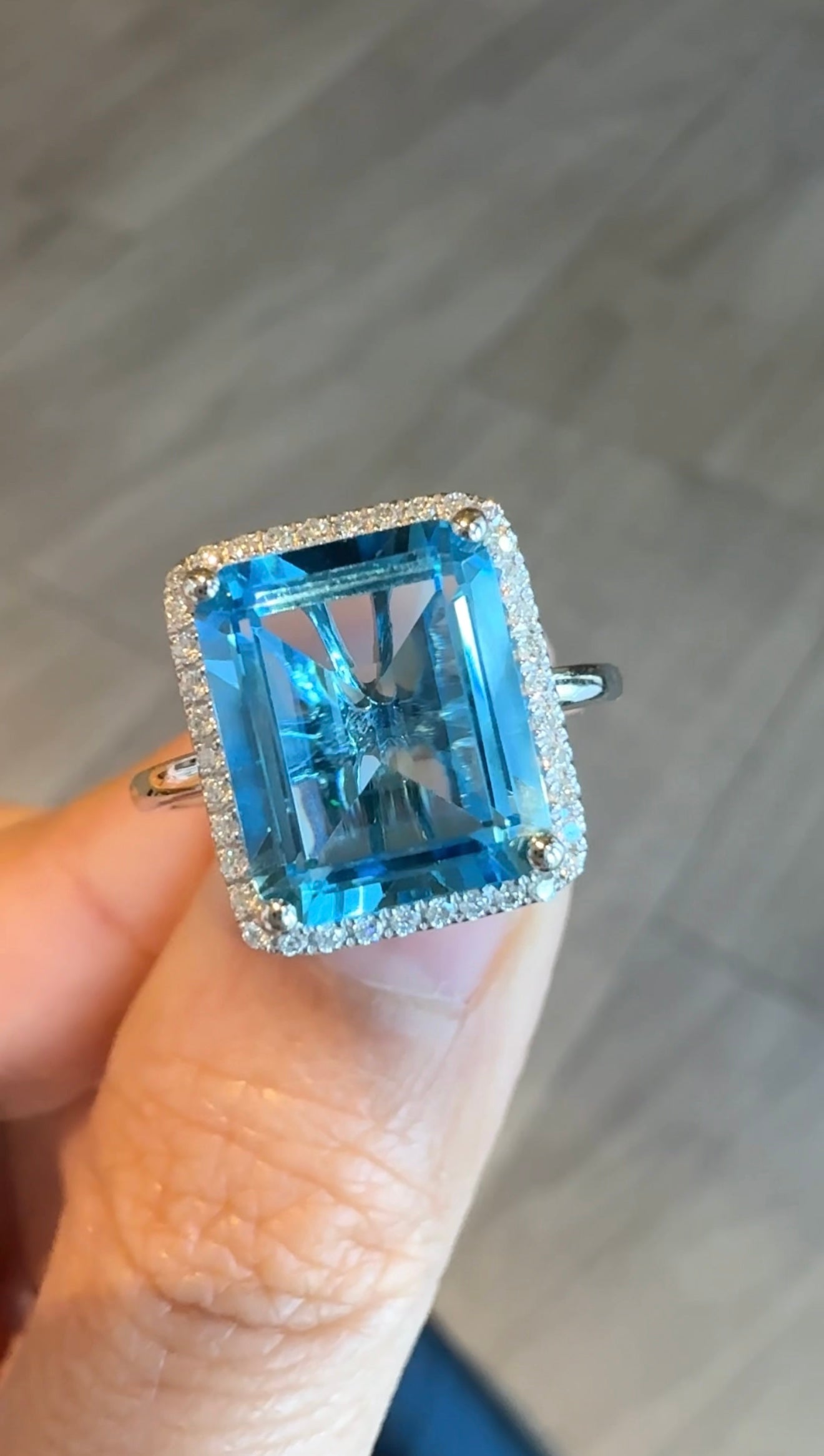 Taylor Blue Topaz Ring