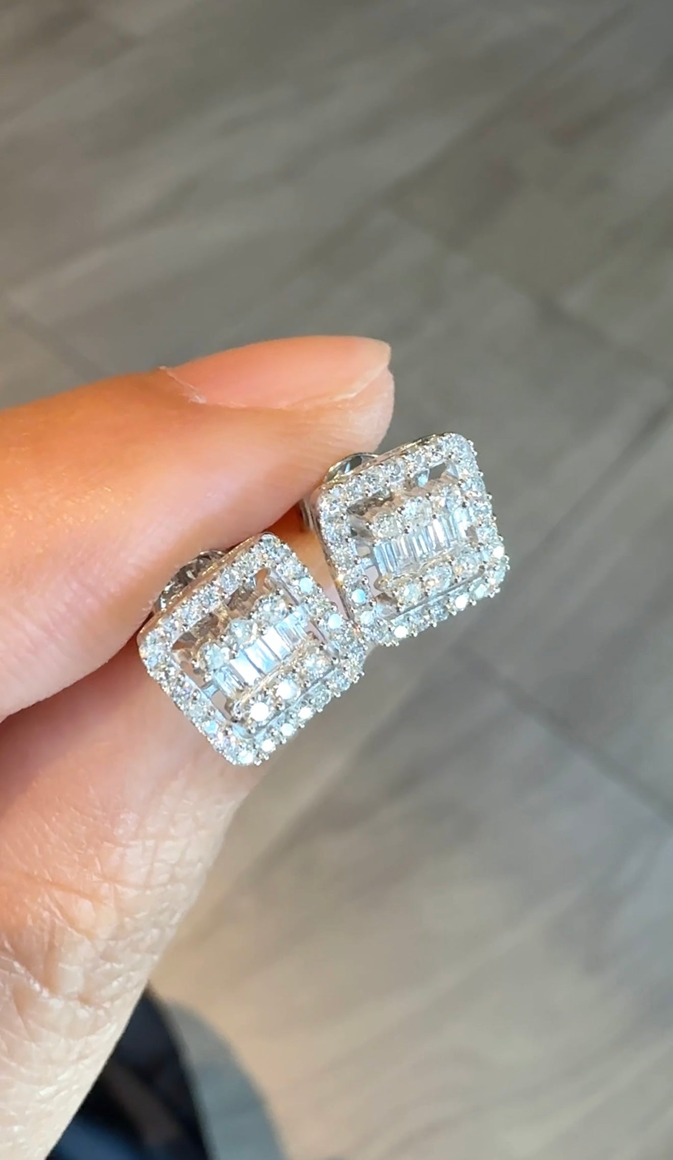 Sasha Square Earrings
