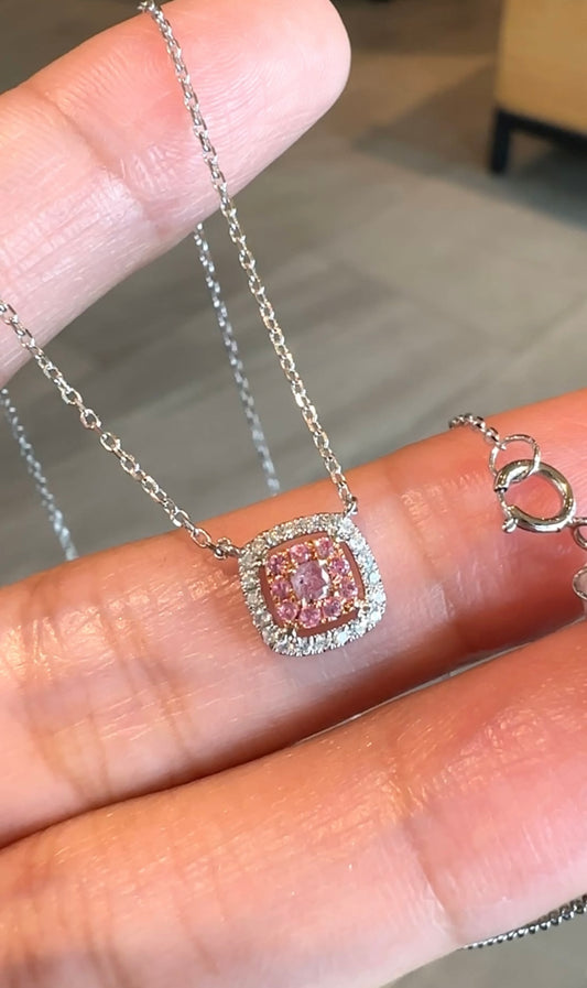 Kate Pink Dia Necklace