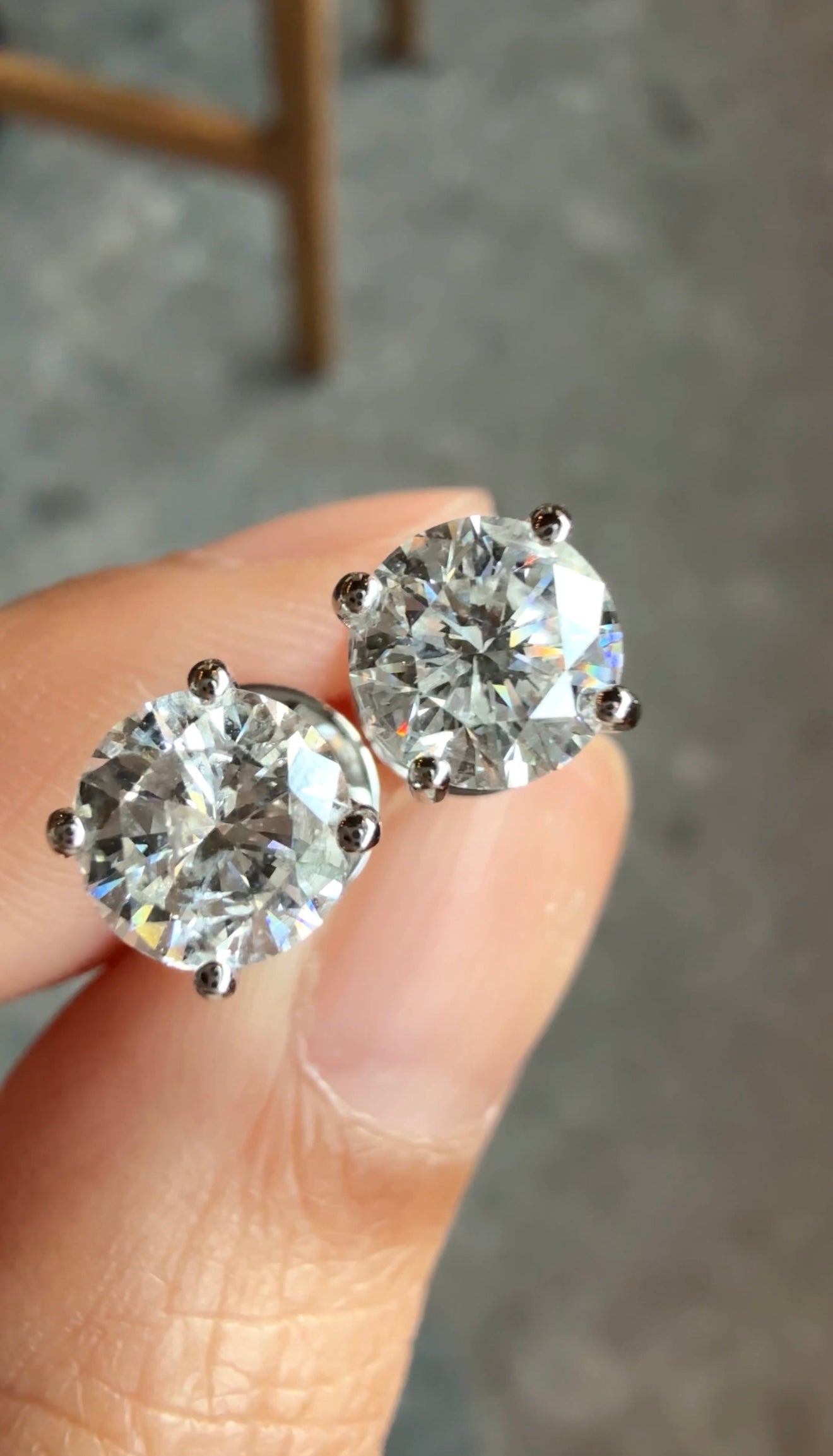 Mila Diamond Stud Earrings