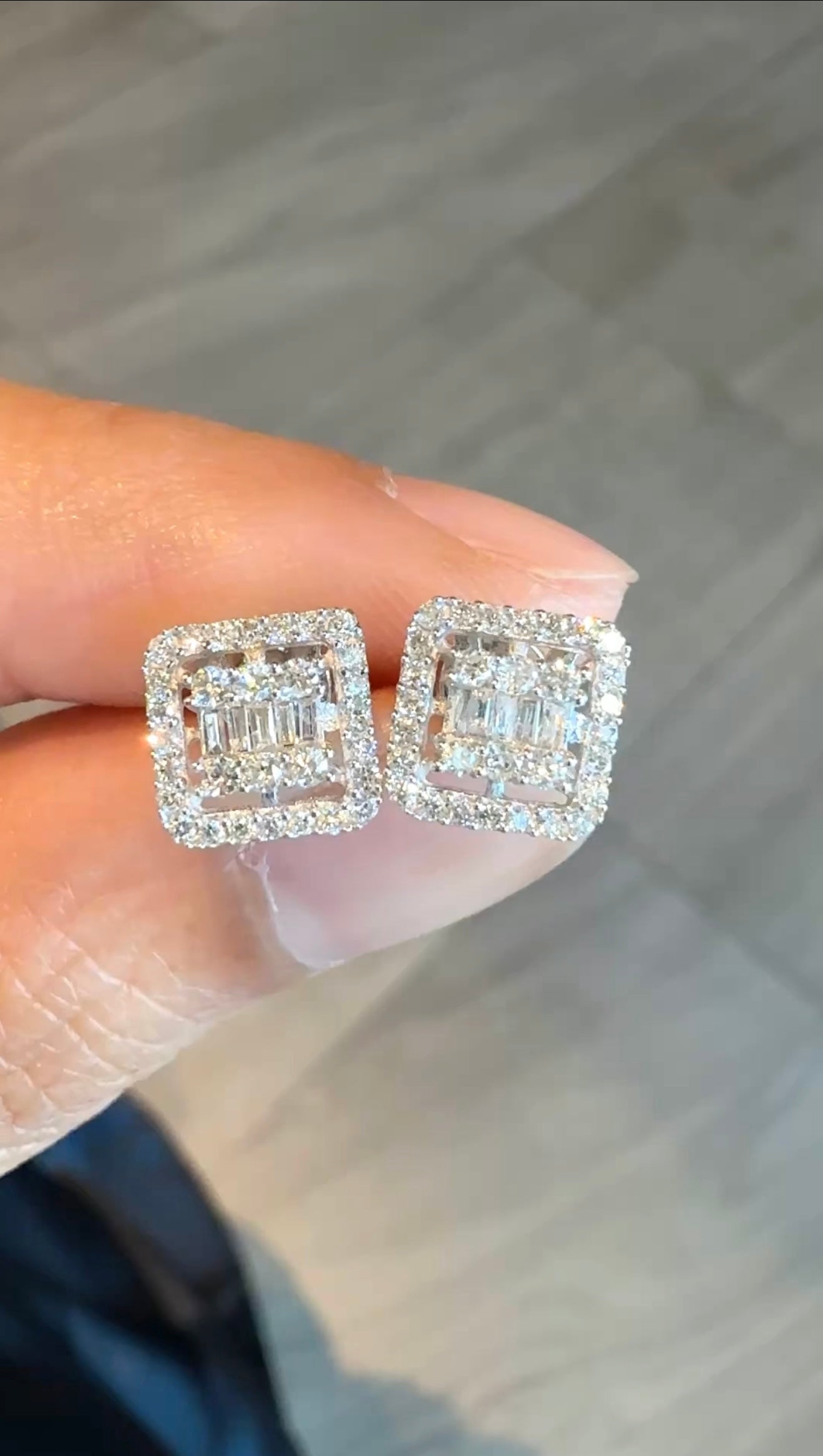 Sasha Square Earrings