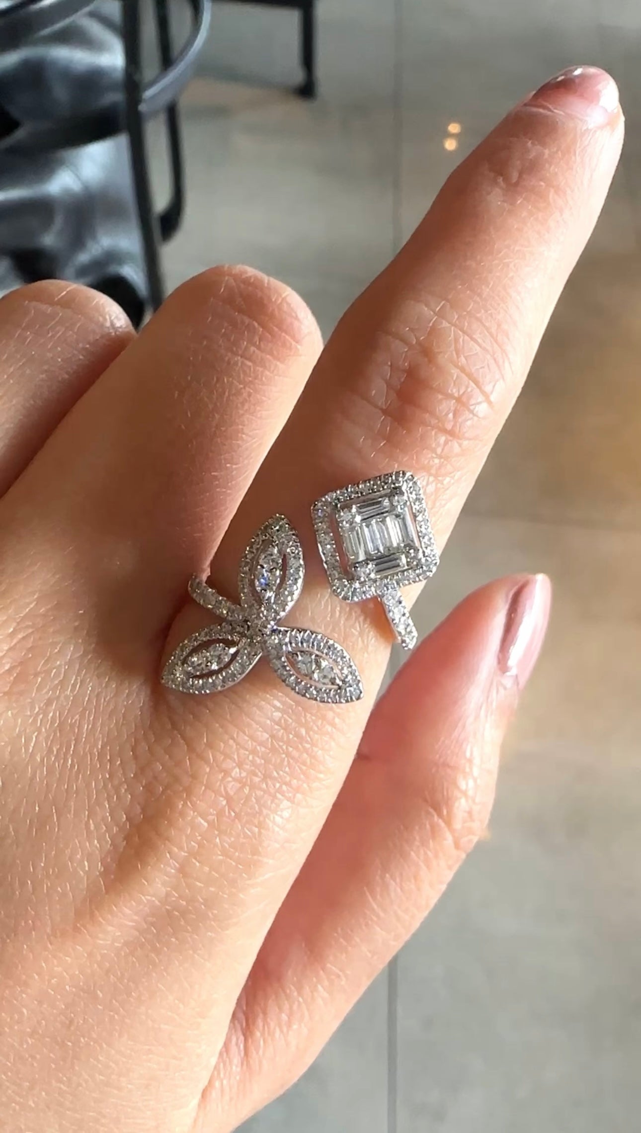 Cleo Triple Leaf Ring