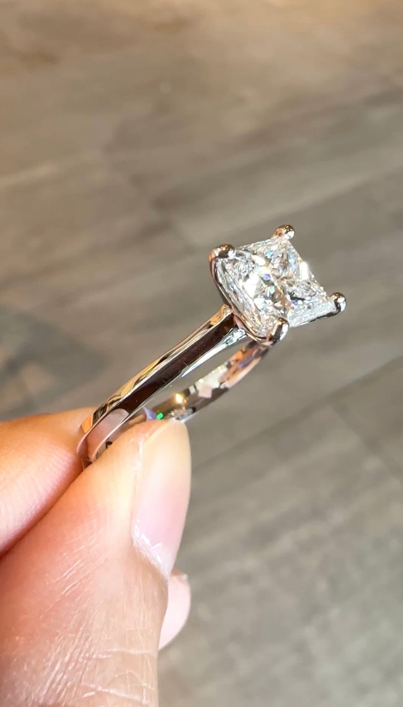GENEVIEVE Princess Cut Ring