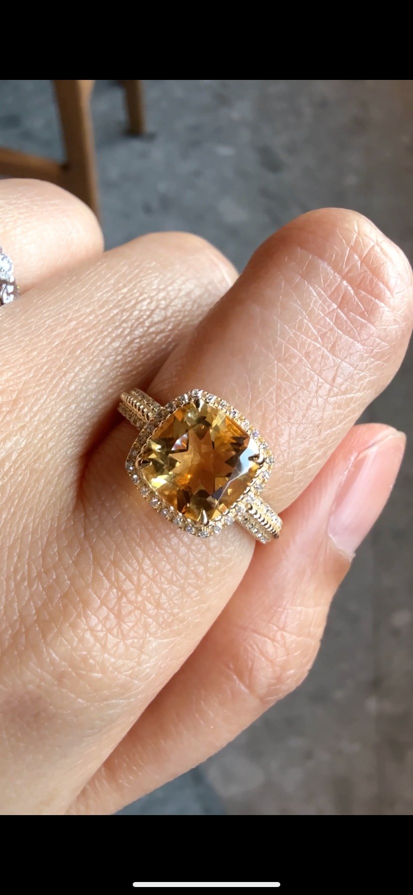 Carol Citrine Ring
